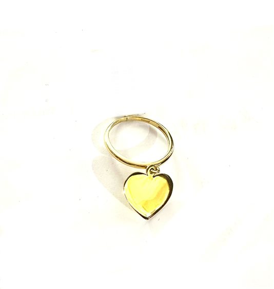 Anello Lo Scrigno Gioielli Donna in Oro 750 Ct CUORE PENDENTE FRED - CUORE PENDENTE FRED